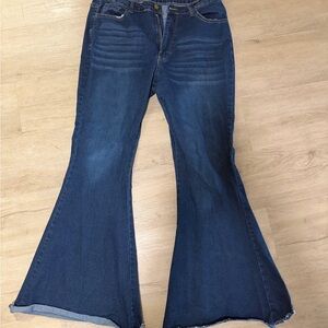 Amazon Dark Blue Flare Jeans
